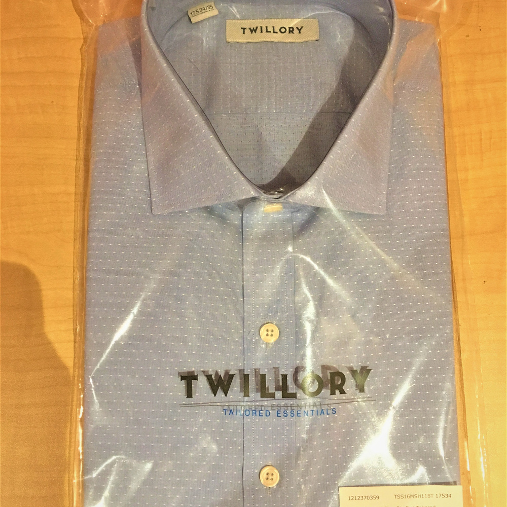 Twillory Tailored Blue Dress Shirt